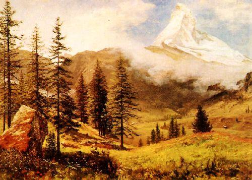 Albert Bierstadt The Matterhorn china oil painting image
